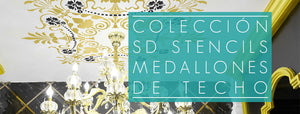 SD Stencils de Medallones de Techo