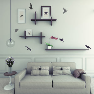 Stencil, Plantilla decorativa para pintar pájaros, aves