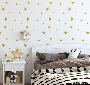 Stencil, Plantilla decorativa para pintar estrellas
