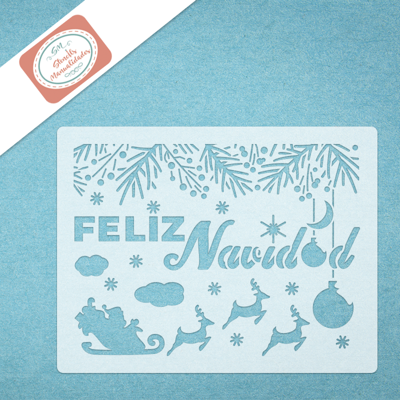 FELIZ NAVIDAD LETRERO 02 -Stencils, Plantillas Decorativas – SD Stencils Decorativos feliz-navidad-letrero-02-stencils-plantillas-decorativas-sd-stencils-decorativos