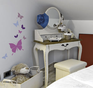 Stencil, Plantilla decorativa para pintar mariposas