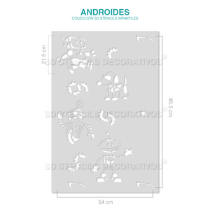 ANDROIDES STENCIL
