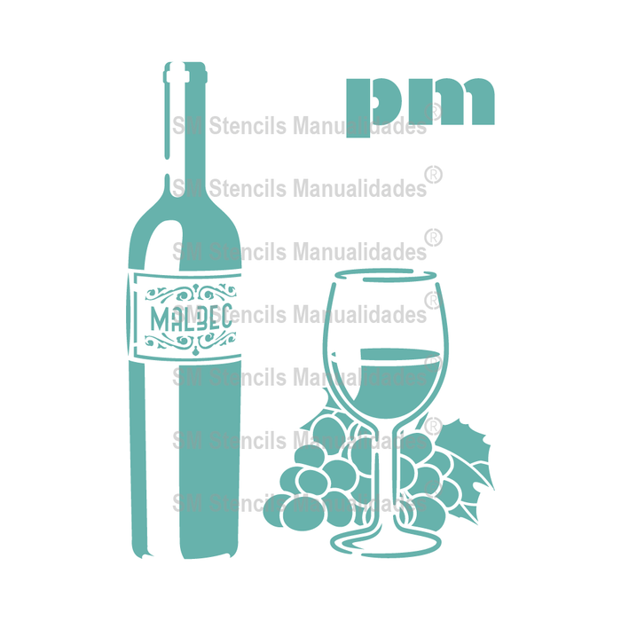 BOTELLA DE VINO PM