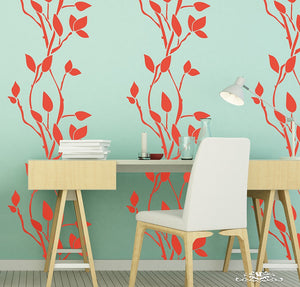 Stencil, Plantilla decorativa para pintar efecto papel tapiz