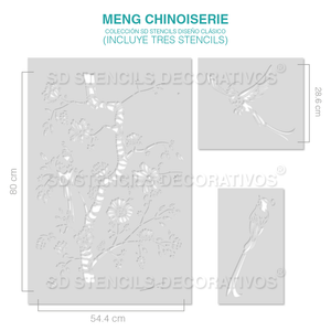 MENG CHINOISERIE STENCIL