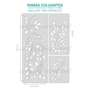 RAMAS COLGANTES STENCIL